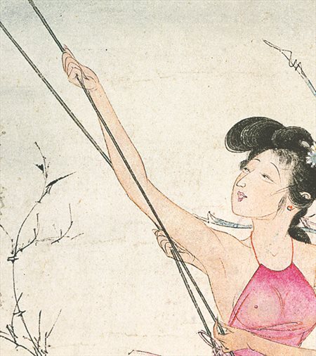 贡觉县-胡也佛的仕女画和最知名的金瓶梅秘戏图